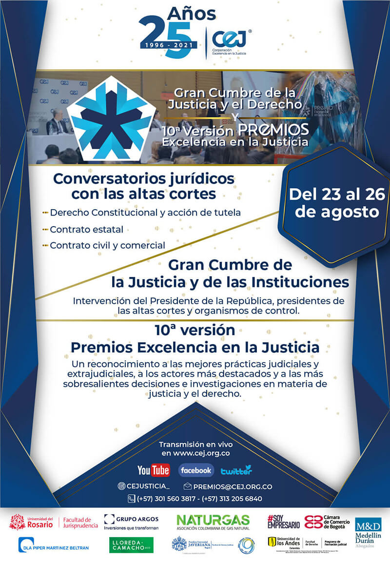 Gran cumbre de la justicia y 10º premios excelencia para la justicia