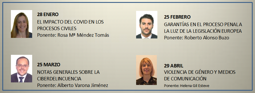 Próximos seminarios de la Escuela Judicial del Consejo General del Poder Judicial de España