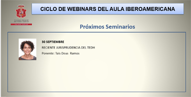 ciclo de webinars