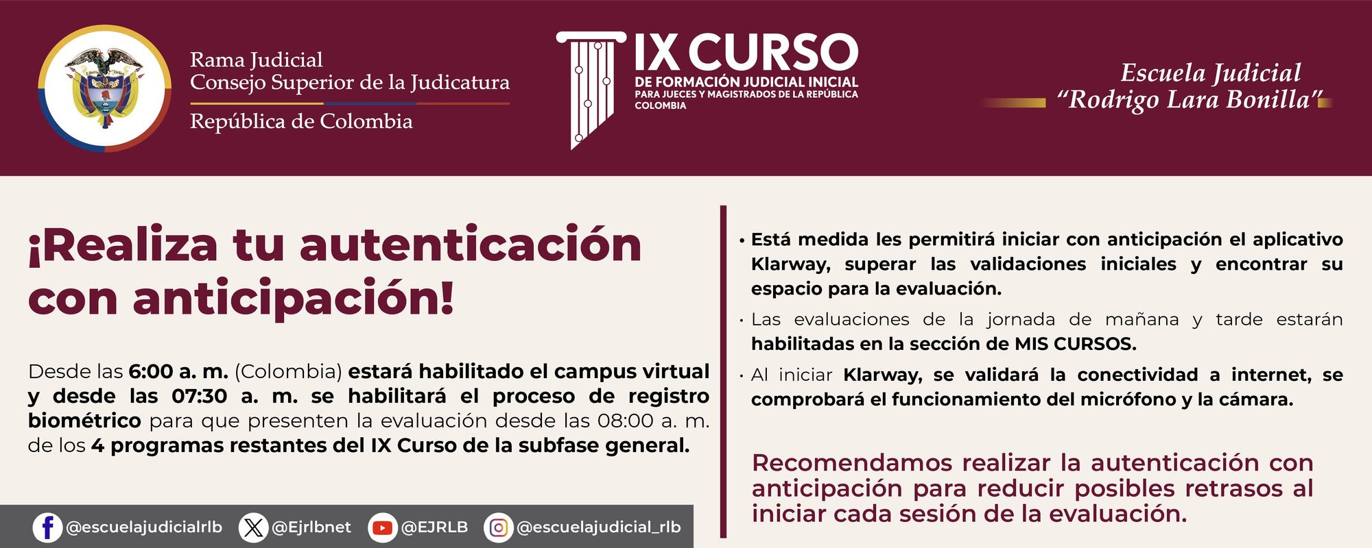 ¡Realiza tu autenticación con anticipación!