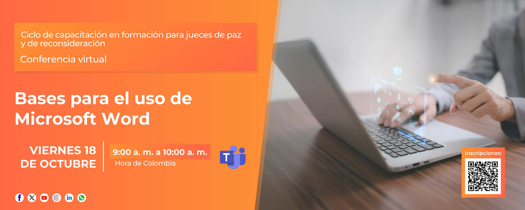  CICLO DE CAPACITACIÓN JUDICIAL EN FORMACIÓN BÁSICA EN OFIMÁTICA 
