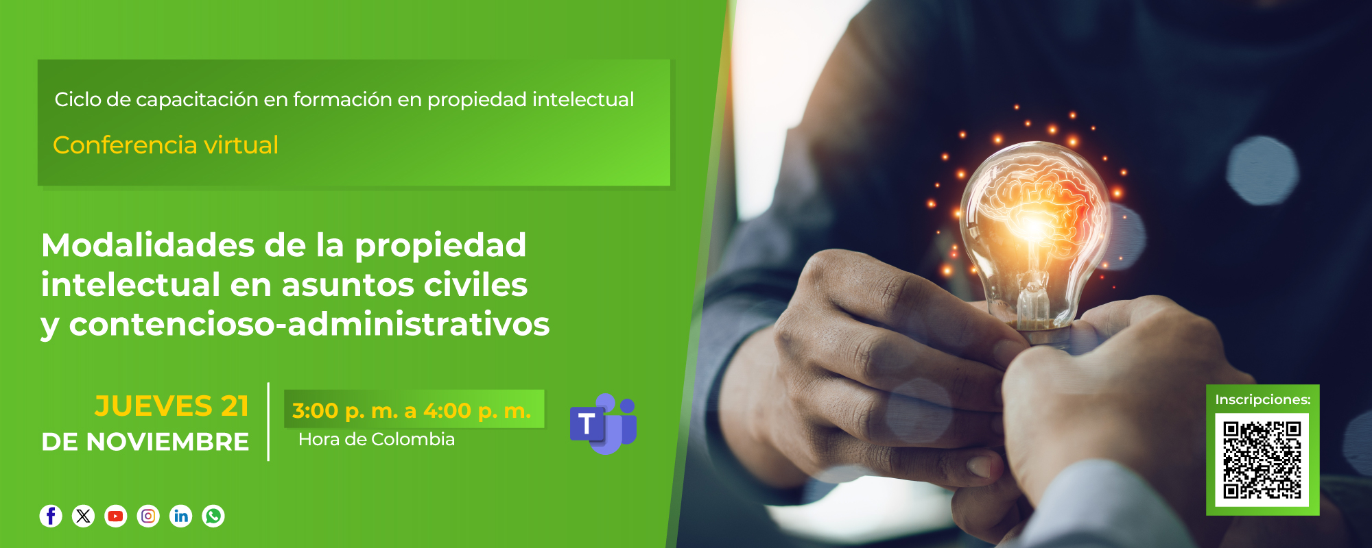 SEGUNDO CICLO DE CAPACITACIÓN JUDICIAL EN PROPIEDAD INTELECTUAL