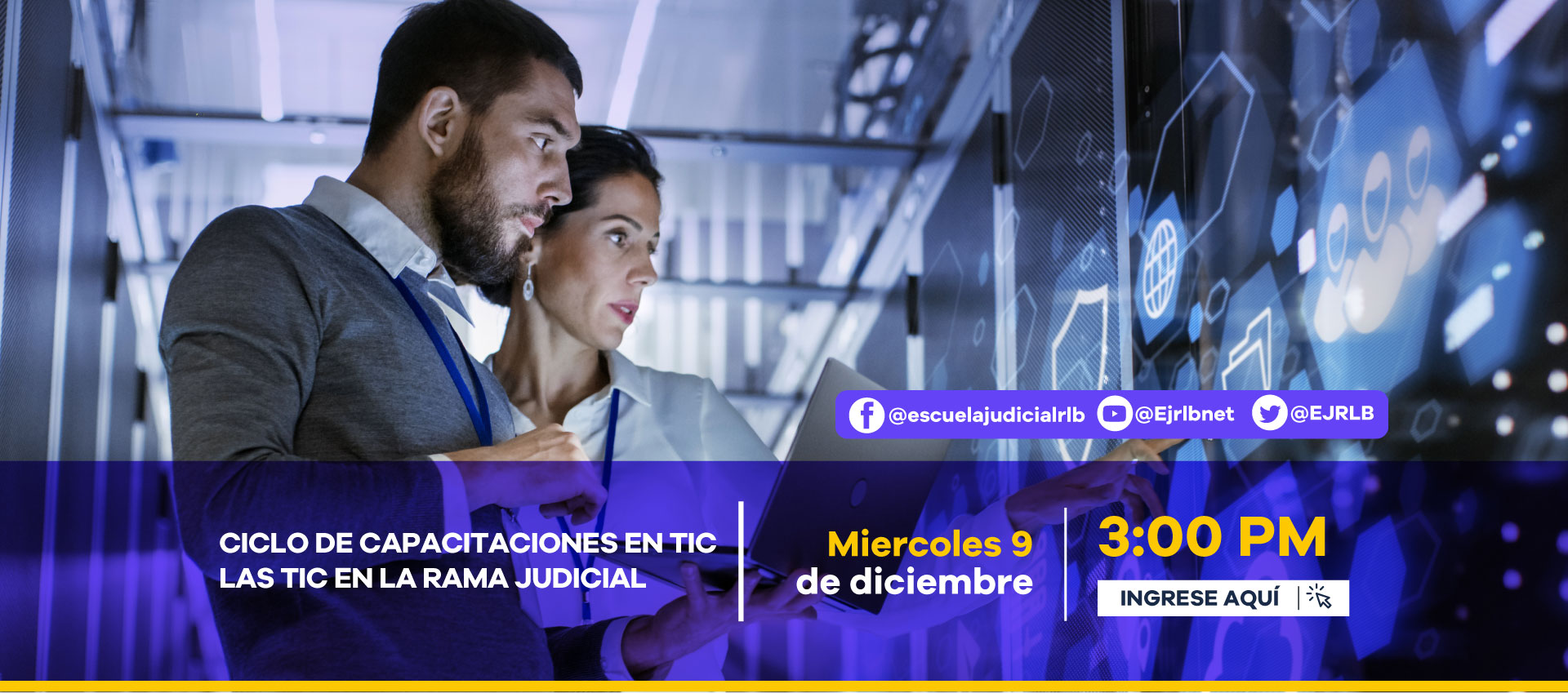 SEXTO CICLO DE CAPACITACIONES EN TIC     8va VIDEOCONFERENCIA    “LAS TIC EN LA RAMA JUDICIAL” 