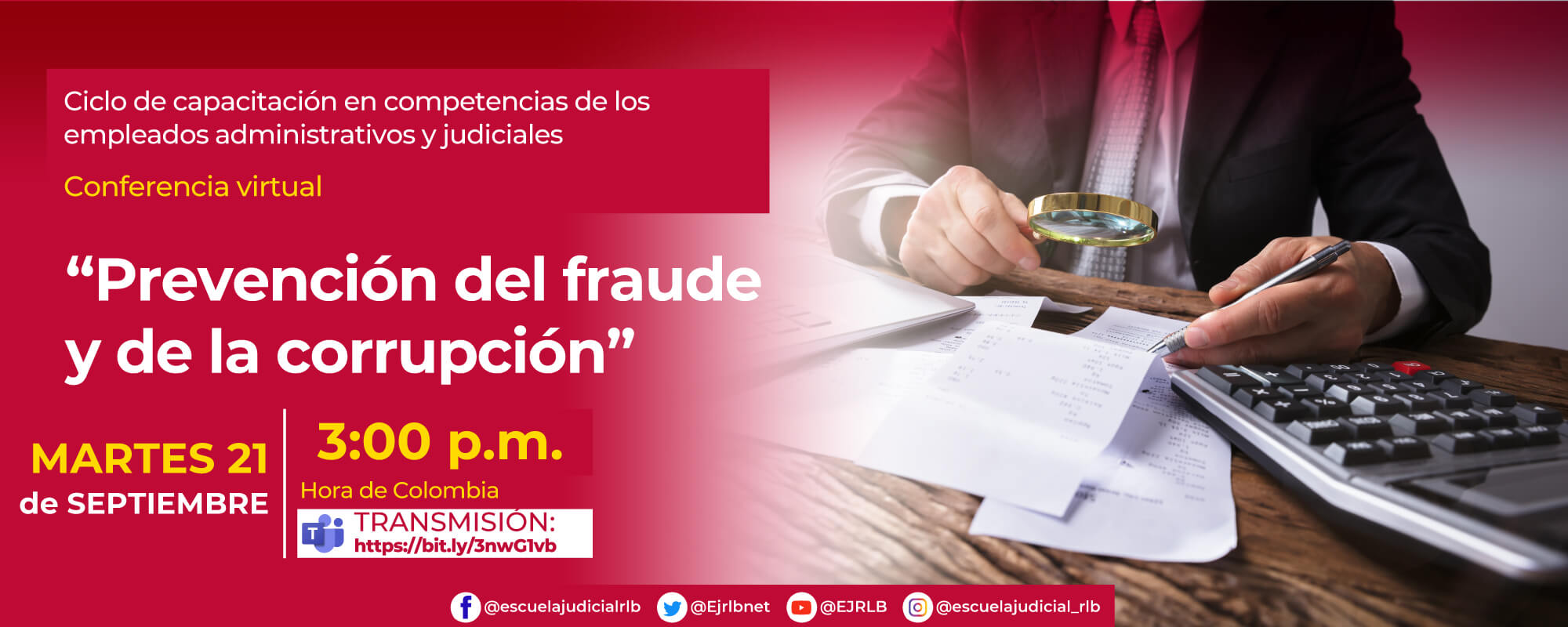 4ª CONFERENCIA VIRTUAL: “PREVENCIÓN DEL FRAUDE Y DE LA CORRUPCIÓN”