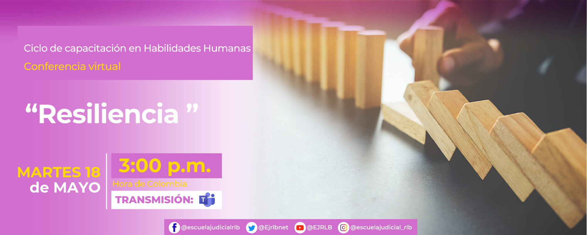 1a Conferencia Virtual: “RESILIENCIA”.