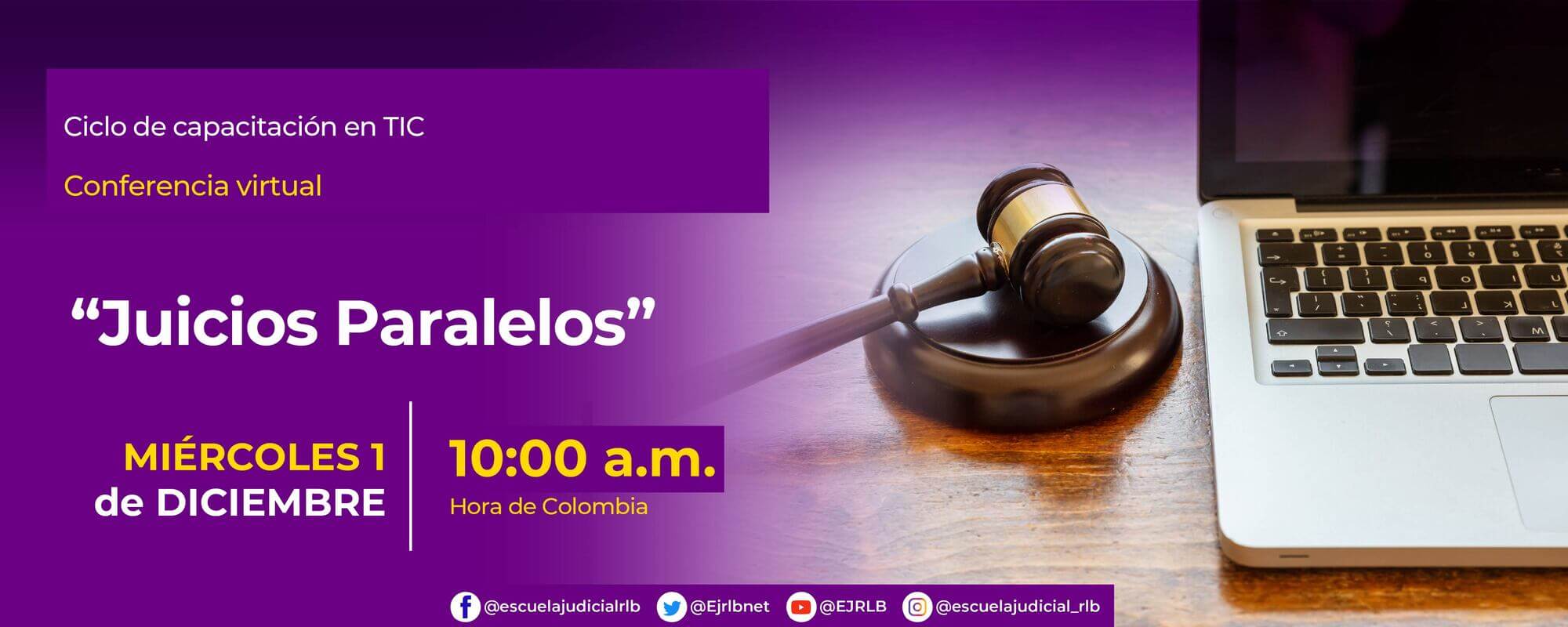CONFERENCIA VIRTUAL:    “JUICIOS PARALELOS” 