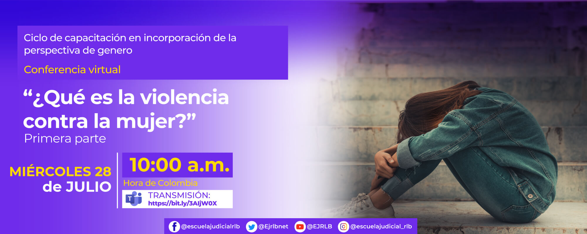 1a Conferencia Virtual: “¿Qué es la violencia contra la mujer? Parte I. 