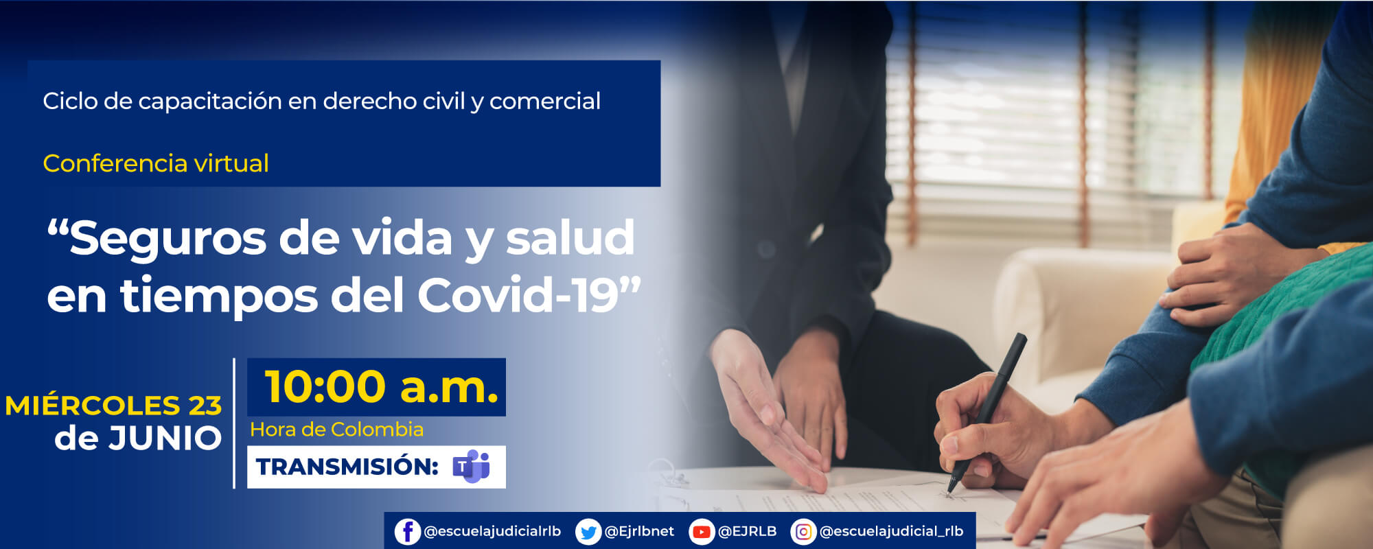 1a Conferencia Virtual: “SEGUROS DE VIDA Y SALUD EN TIEMPOS DE COVID-19”