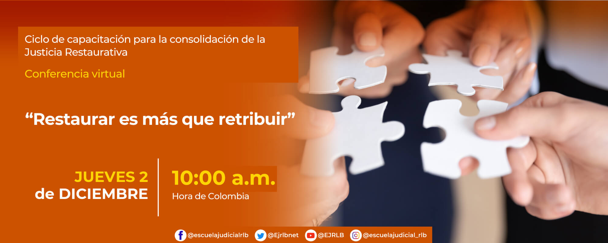 CONFERENCIA VIRTUAL:    “RESTAURAR ES MÁS QUE RETRIBUIR” 