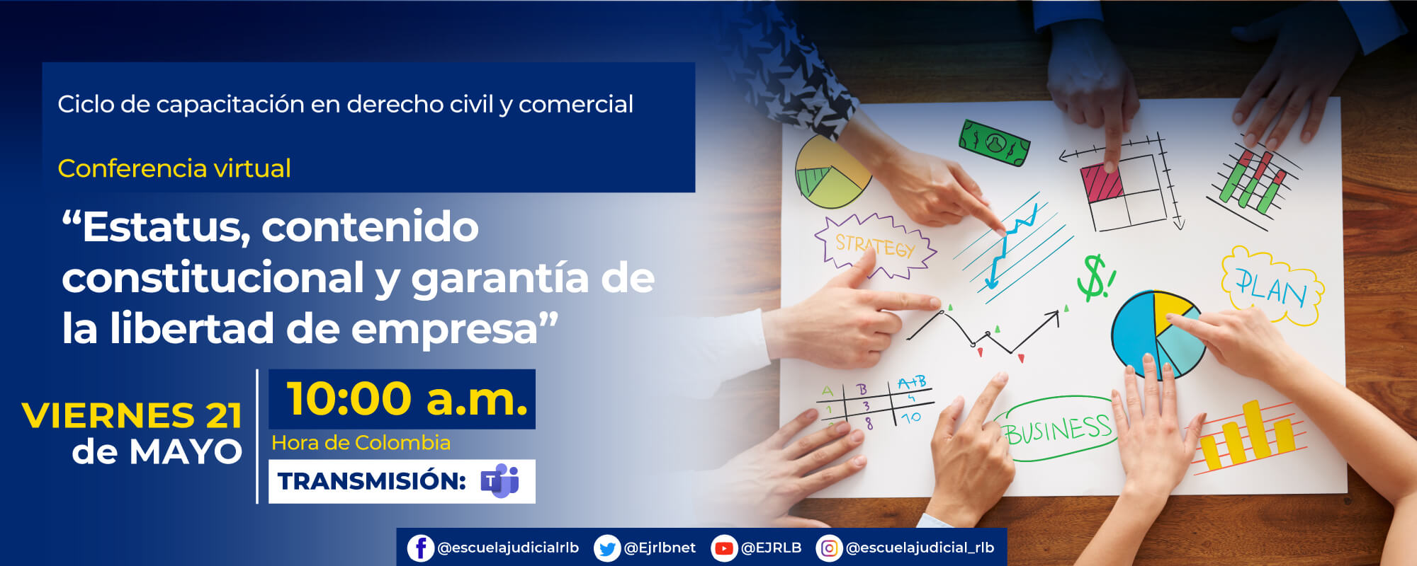 2a Conferencia Virtual: “ESTATUS, CONTENIDO CONSTITUCIONAL Y GARANTÍA DE LA LIBERTAD DE EMPRESA”.