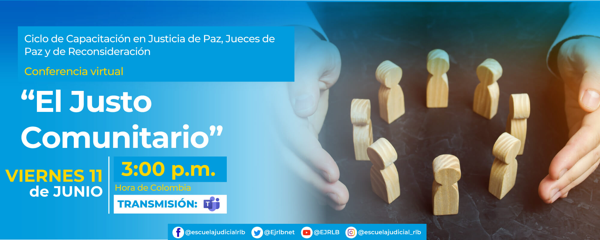 4ª CONFERENCIA VIRTUAL: “EL JUSTO COMUNITARIO”