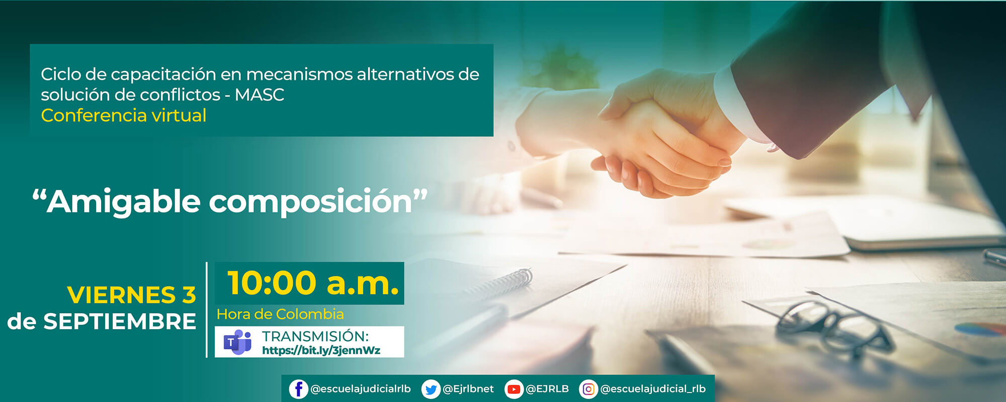 5ª Conferencia Virtual: “AMIGABLE COMPOSICIÓN”