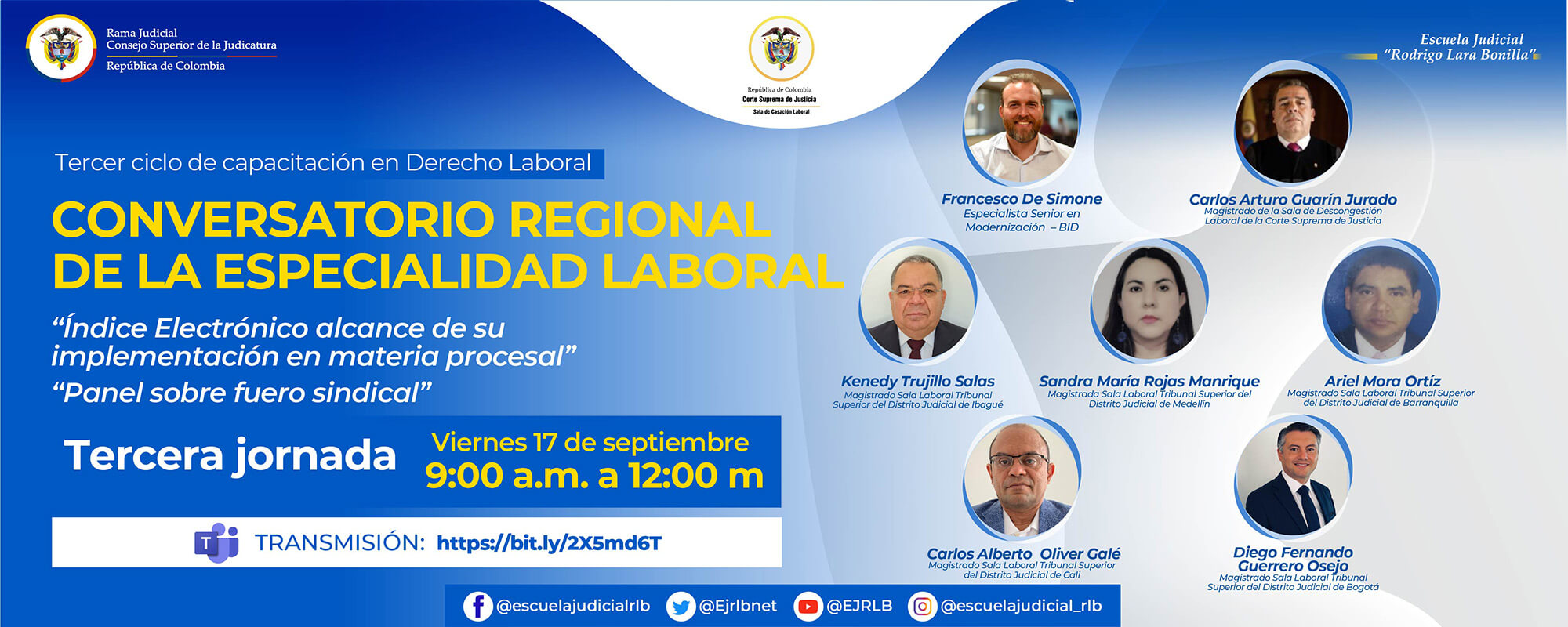 CONVERSATORIO REGIONAL ONLINE DE LA ESPECIALIDAD LABORAL