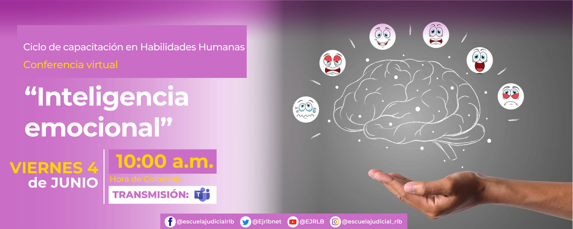 2a Conferencia Virtual: “INTELIGENCIA EMOCIONAL”.