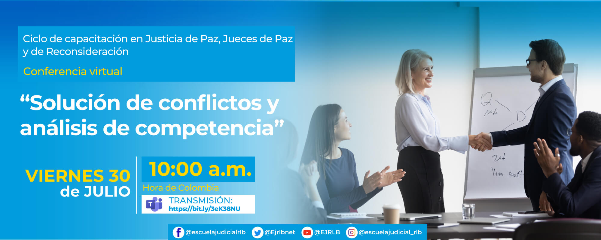 7a Conferencia Virtual: “SOLUCIÓN DE CONFLICTOS Y ANÁLISIS DE COMPETENCIA”.