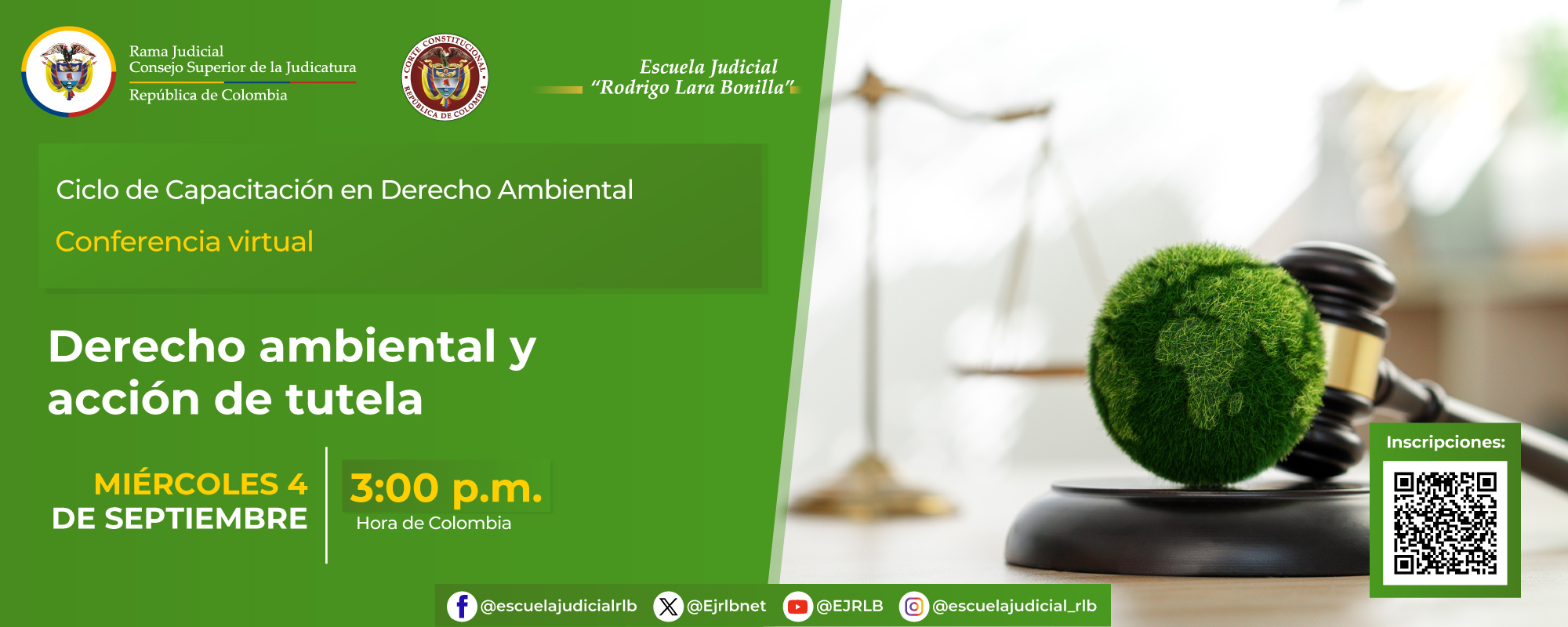 SEGUNDO CICLO DE CAPACITACIÓN JUDICIAL: “DERECHO AMBIENTAL”