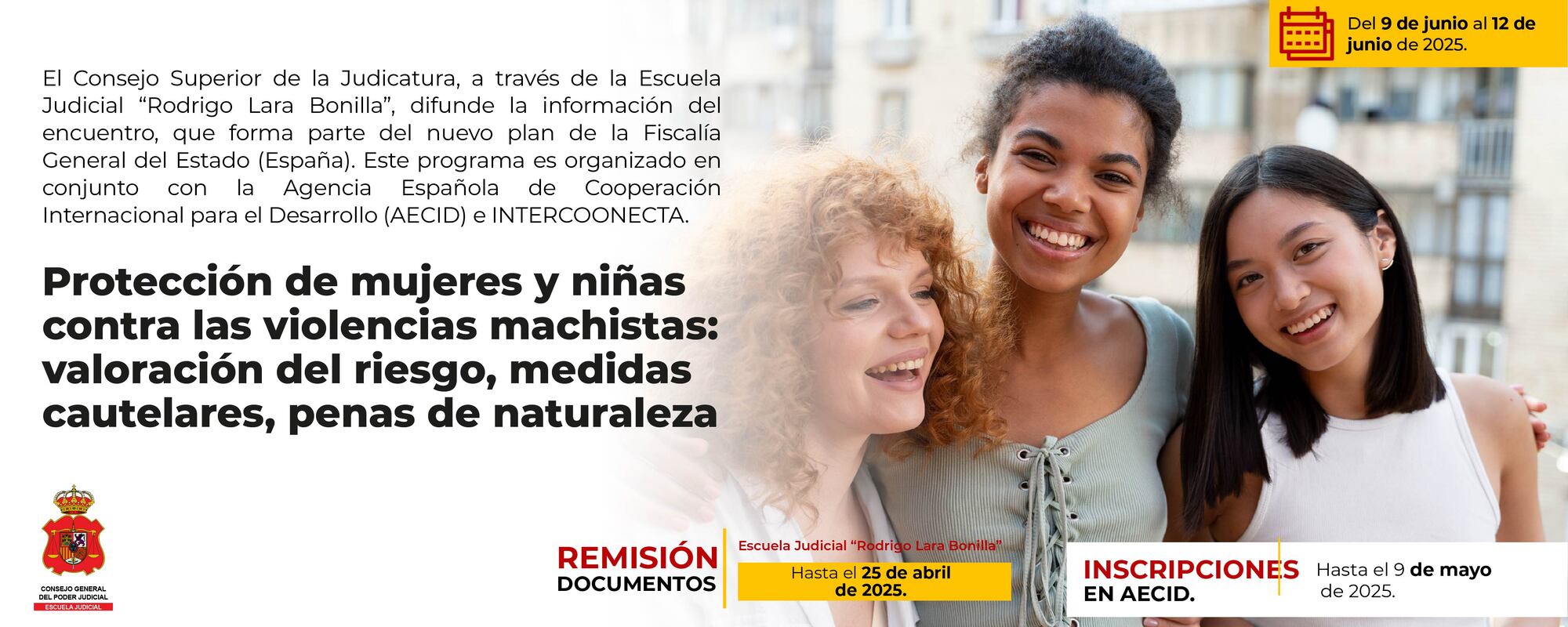 Programa organizado en conjunto con la Agencia Española de Cooperación Internacional para el Desarrollo (AECID) e INTERCOONECTA. 