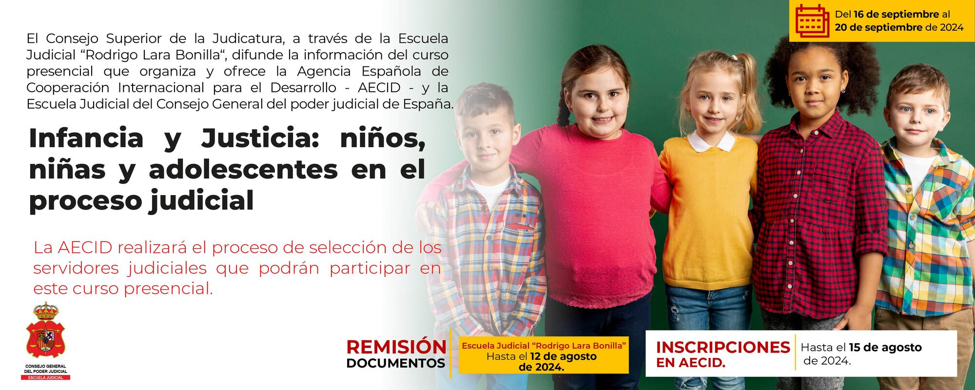 PRESELECCIÓN DE SERVIDORES JUDICIALES PARA PARTICIPAR EN EL CURSO OFERTADO POR AECID