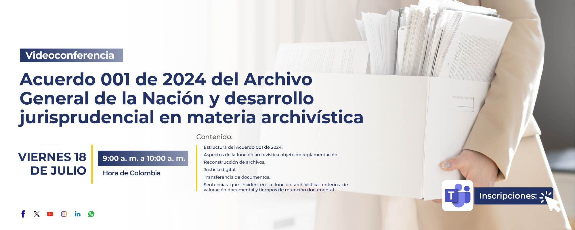 Acuerdo 001 de 2024 del Archivo General de la Nación y desarrollo jurisprudencial en materia archivística 