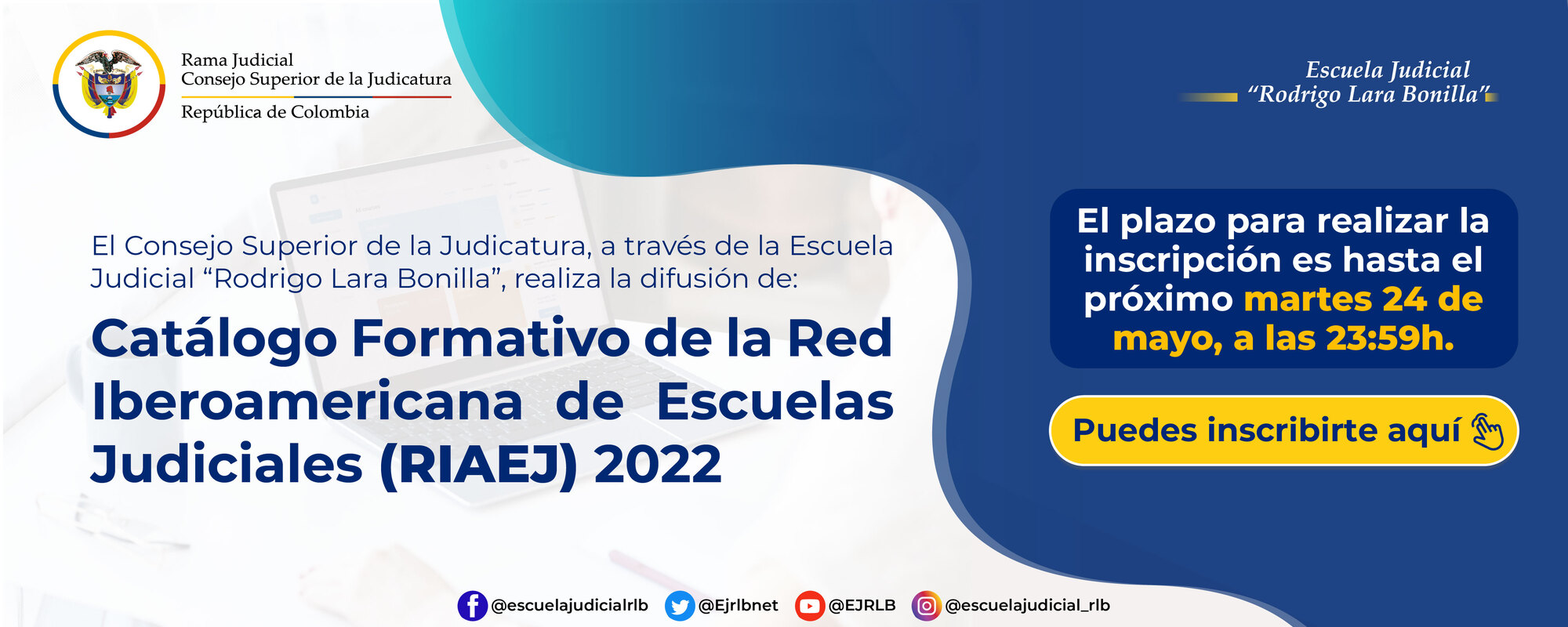 Catálogo Formativo de la Red Iberoamericana de Escuela Judiciales (RIAEJ) 2022