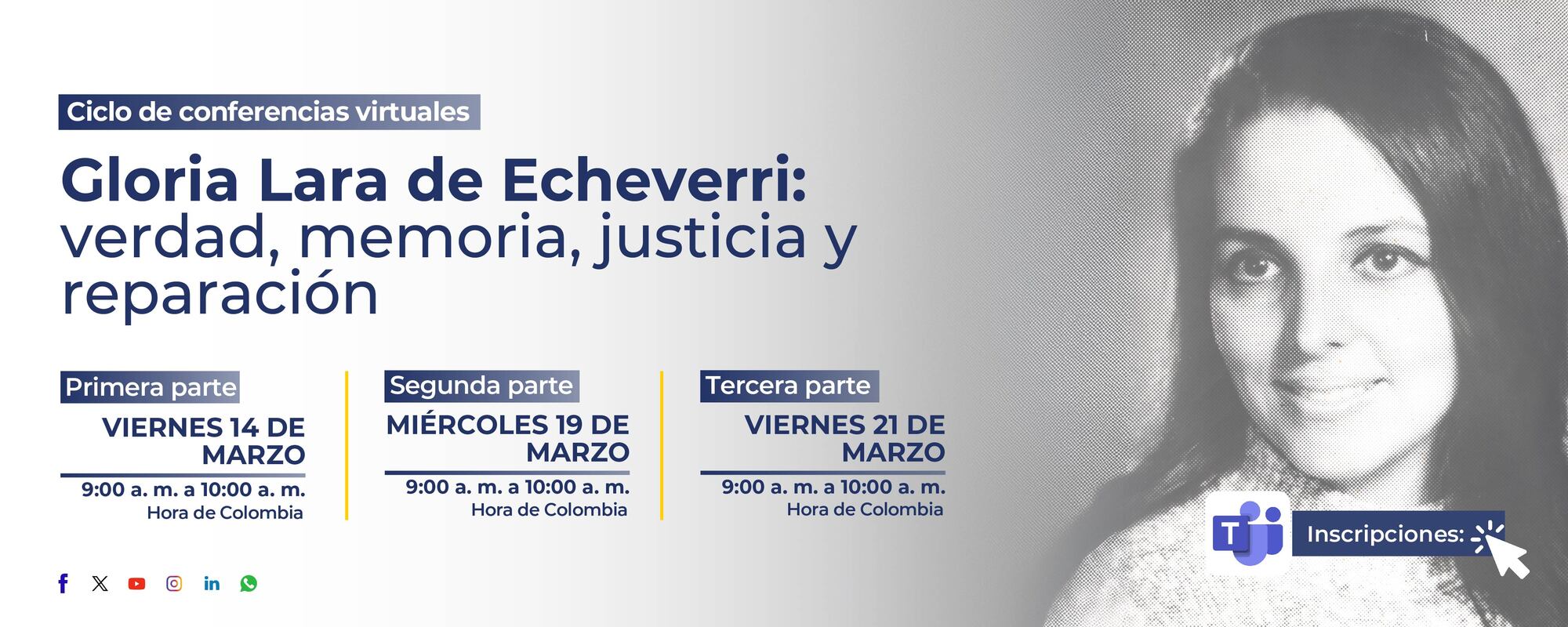 Gloria Lara de Echeverri: Verdad, Memoria, Justicia y Reparación