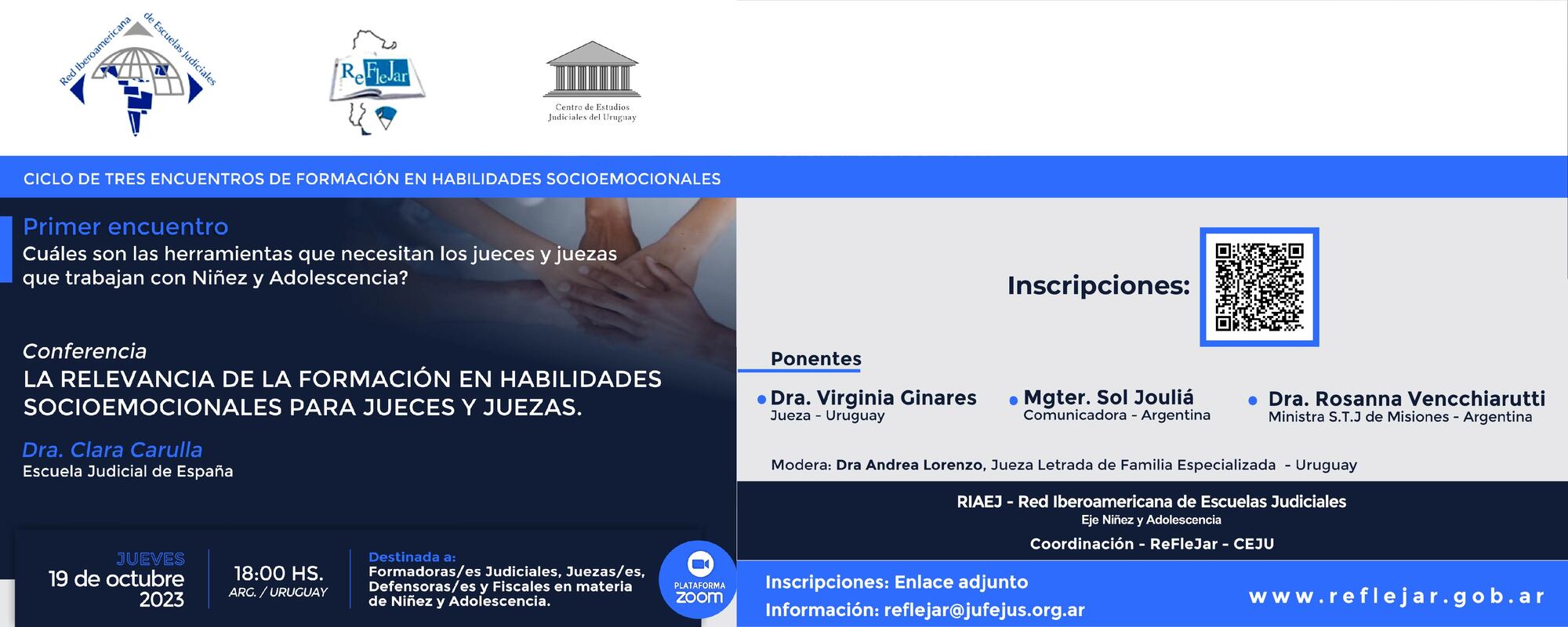 Ciclo de Formación de Habilidades Socioemocionales:    La relevancia de la formación en habilidades socioemocionales para jueces y juezas 