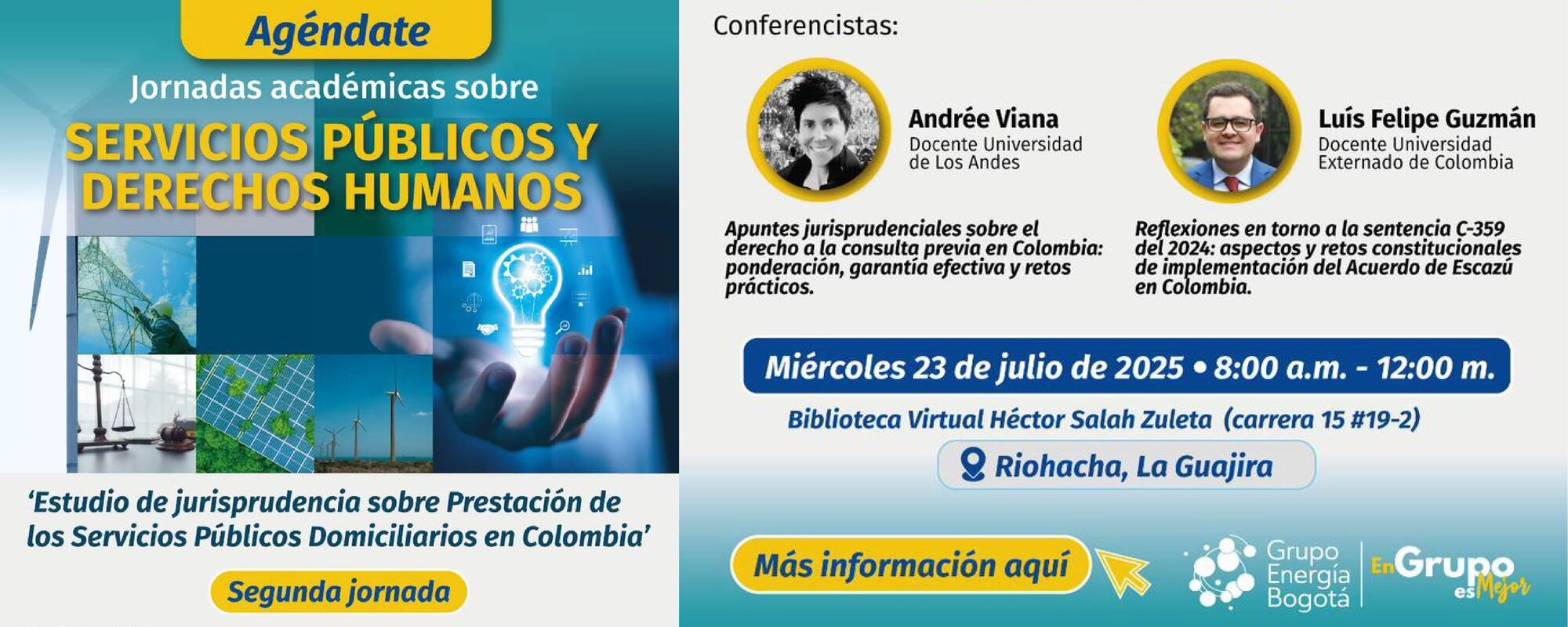 Jornadas académicas sobre    servicios públicos y derechos humanos