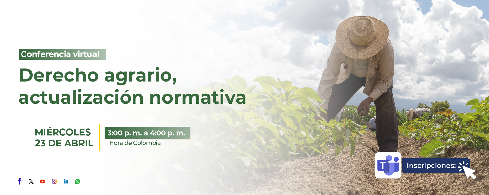 VIDEOCONFERENCIA EN DERECHO AGRARIO   “Actualización Normativa” 