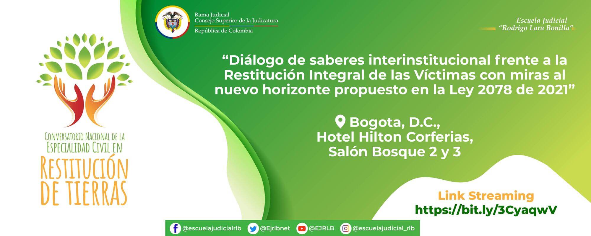    CONVERSATORIO NACIONAL ESPECIALIDAD CIVIL EN RESTITUCIÓN DE TIERRAS 