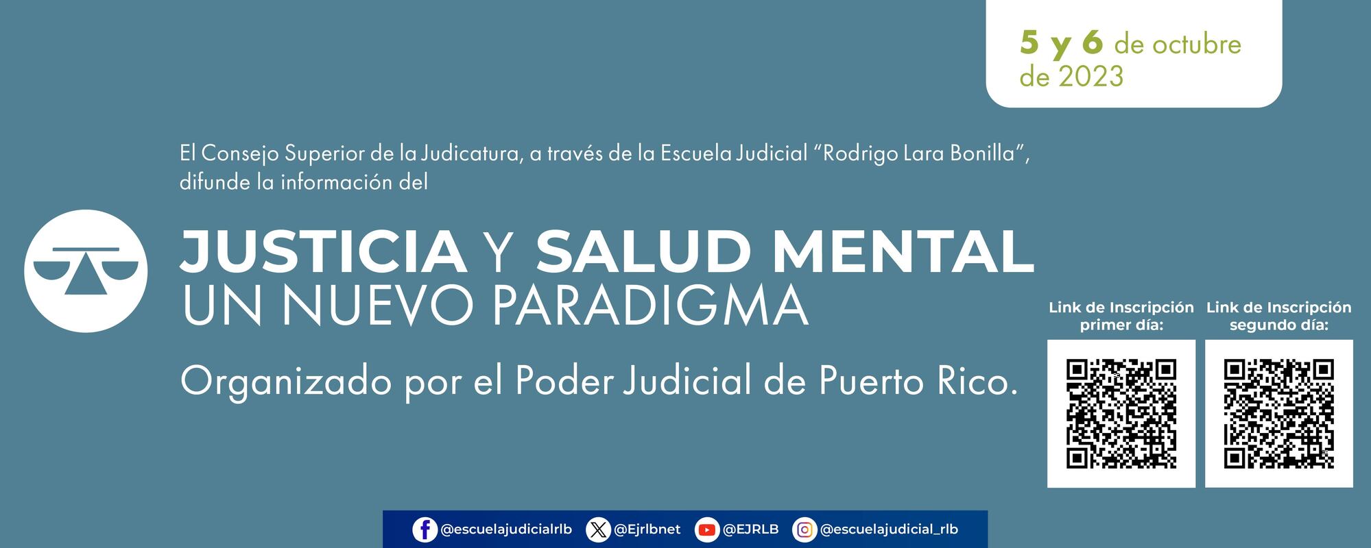CONGRESO DE JUSTICIA Y SALUD MENTAL: UN NUEVO PARADIGMA 