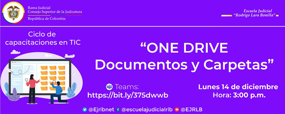 SEXTO CICLO DE CAPACITACIONES EN TIC     VIDEOCONFERENCIA    “ONE DRIVE: “ARCHIVOS Y CARPETAS”