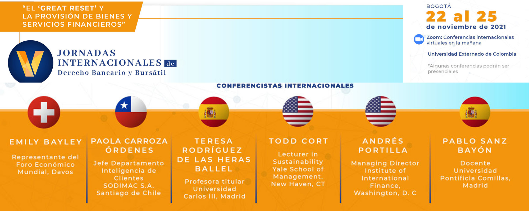 V JORNADAS INTERNACIONALES DE DERECHO BANCARIO Y BURSÁTIL