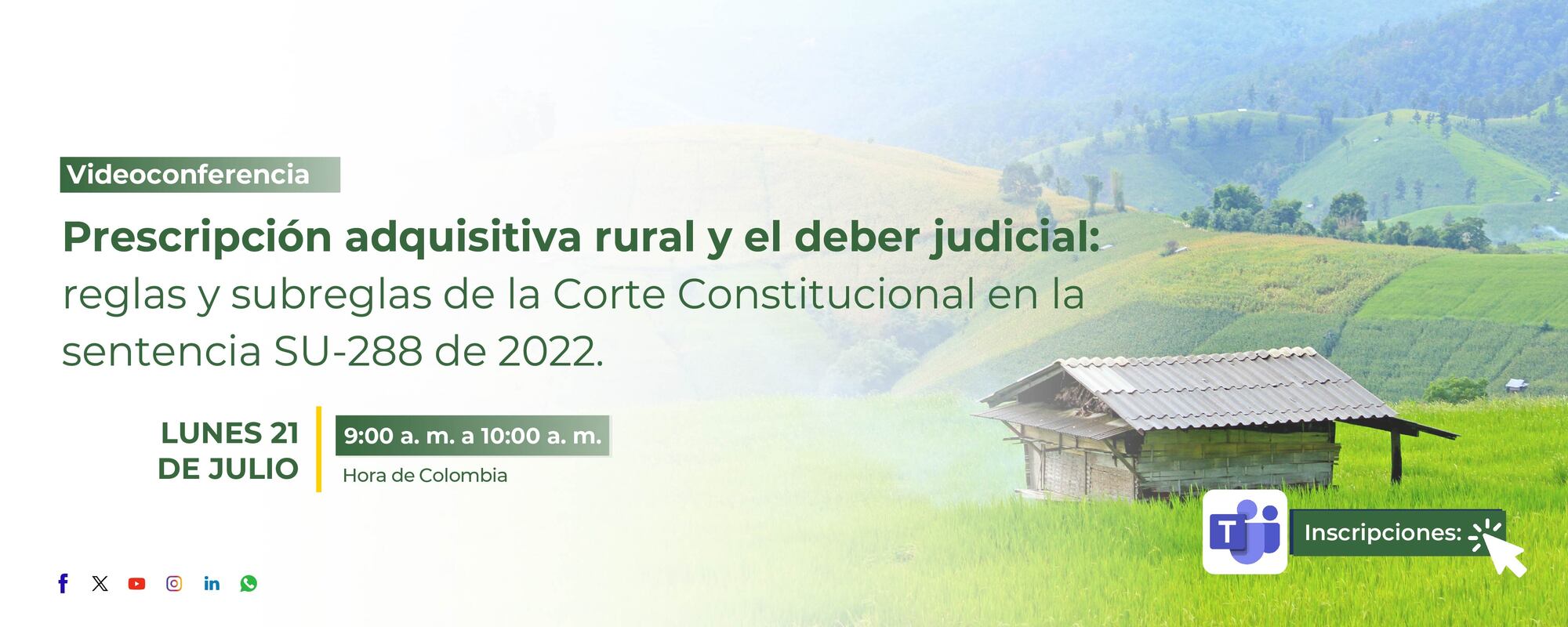 CICLO DE CAPACITACIÓN EN DERECHO AGRARIO 