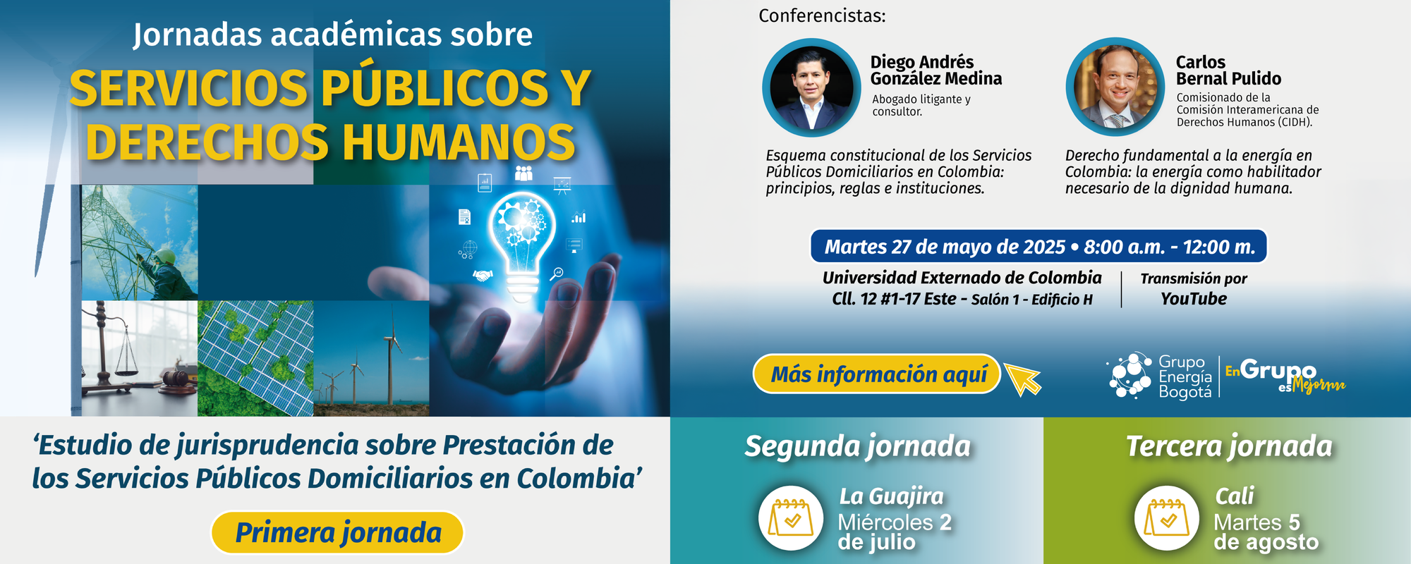 Jornadas académicas sobre    Servicios Públicos y Derechos Humanos