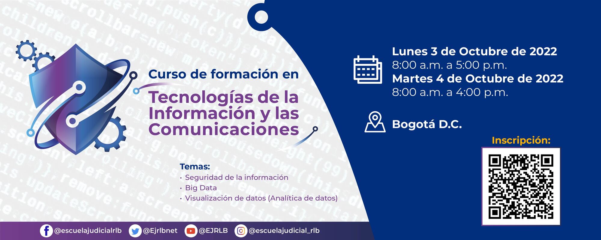 CURSO DE FORMACIÓN EN TECNOLOGÍAS DE LA INFORMACIÓN Y LAS COMUNICACIONES