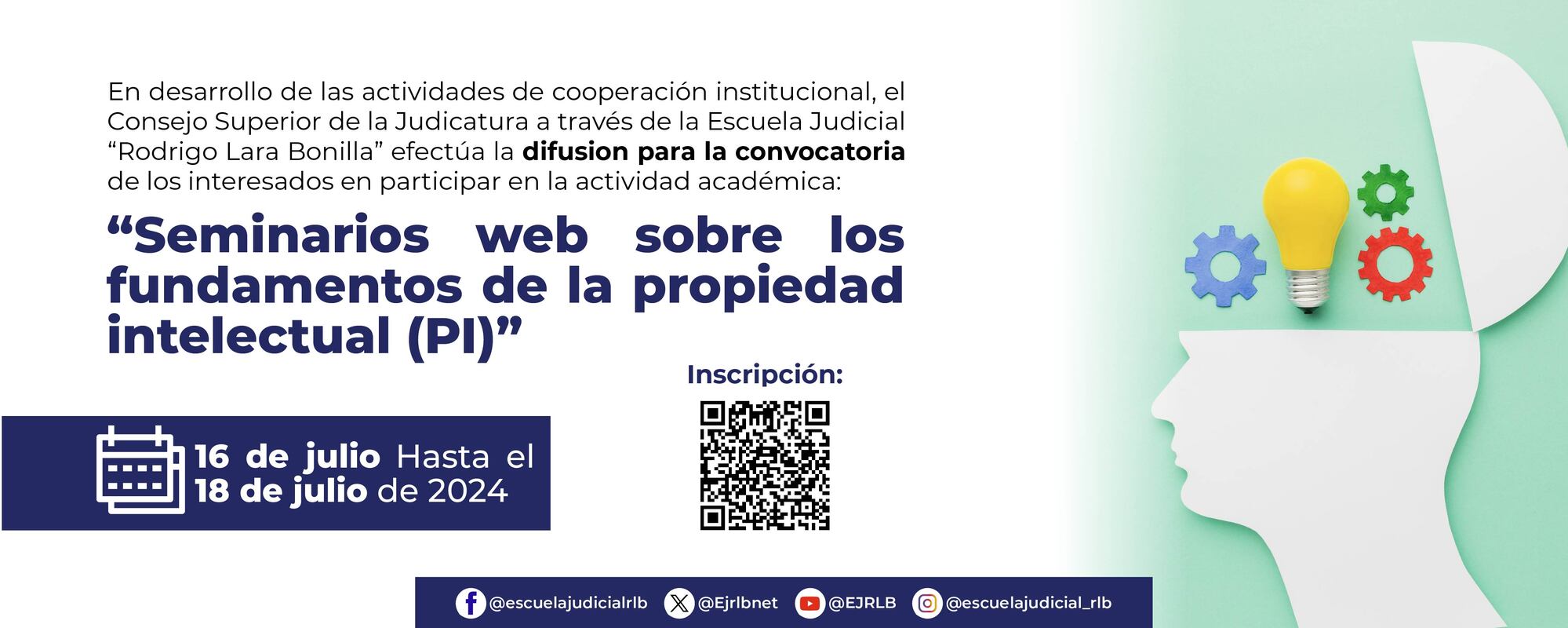 SEMINARIOS WEB SOBRE LOS FUNDAMENTOS DE LA PROPIEDAD INTELECTUAL (PI)