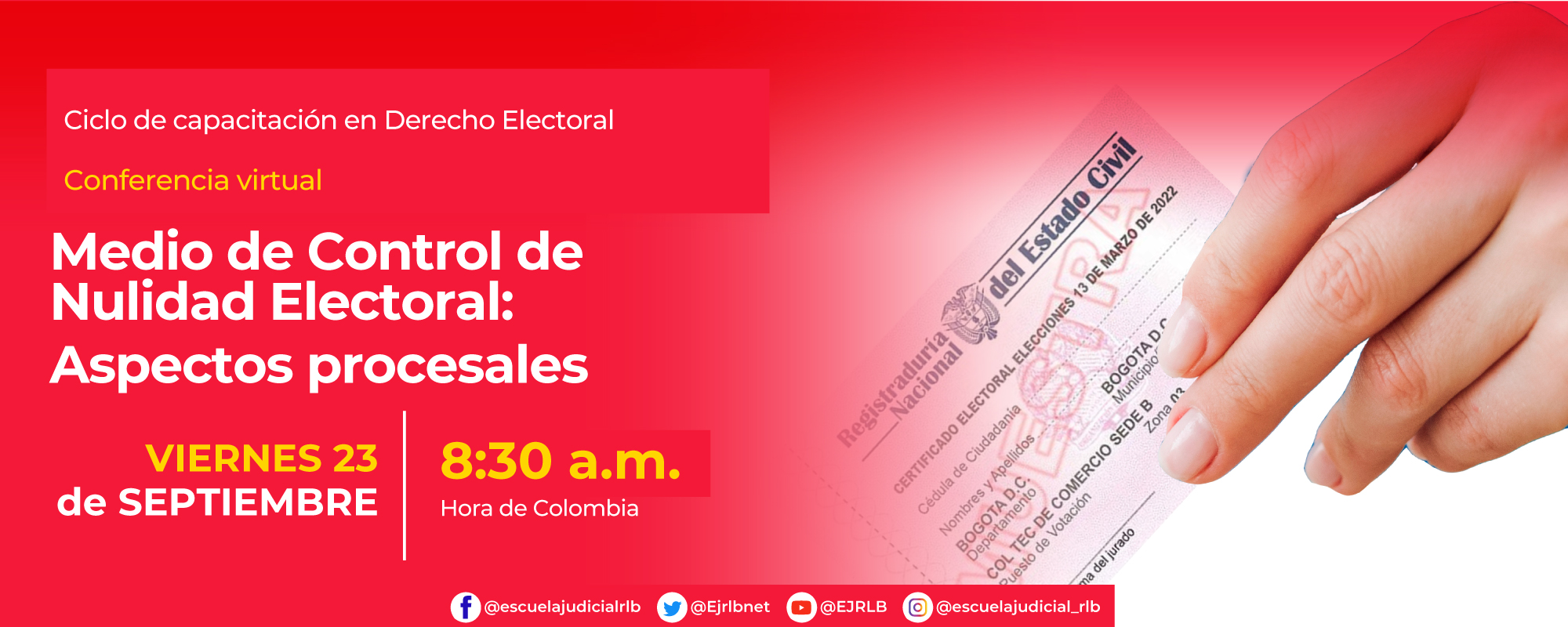 Medio de Control de Nulidad Electoral: Aspectos procesales