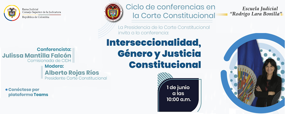 VIDEOCONFERENCIA ON-LINE I: "INTERSECCIONALIDAD GÉNERO Y JUSTICIA CONSTITUCIONAL"
