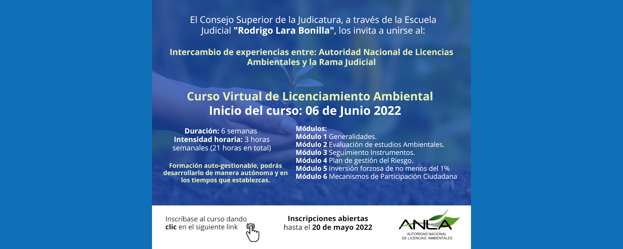 CURSO VIRTUAL DE LICENCIAMIENTO AMBIENTAL