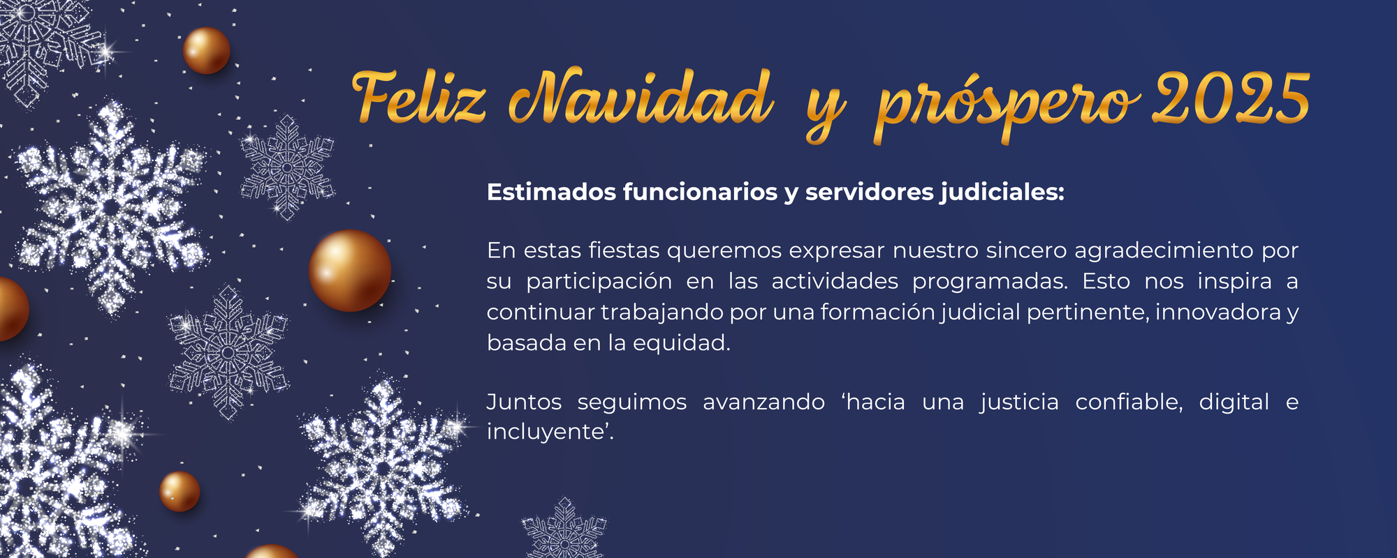 Feliz Navidad y Prospero Año 2025