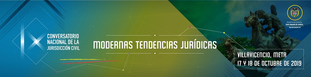 Transmisión vía streaming - IX CONVERSATORIO NACIONAL DE LA JURISDICCIÓN CIVIL, 17 y 18 de octubre de 2019 en Villavicencio.
