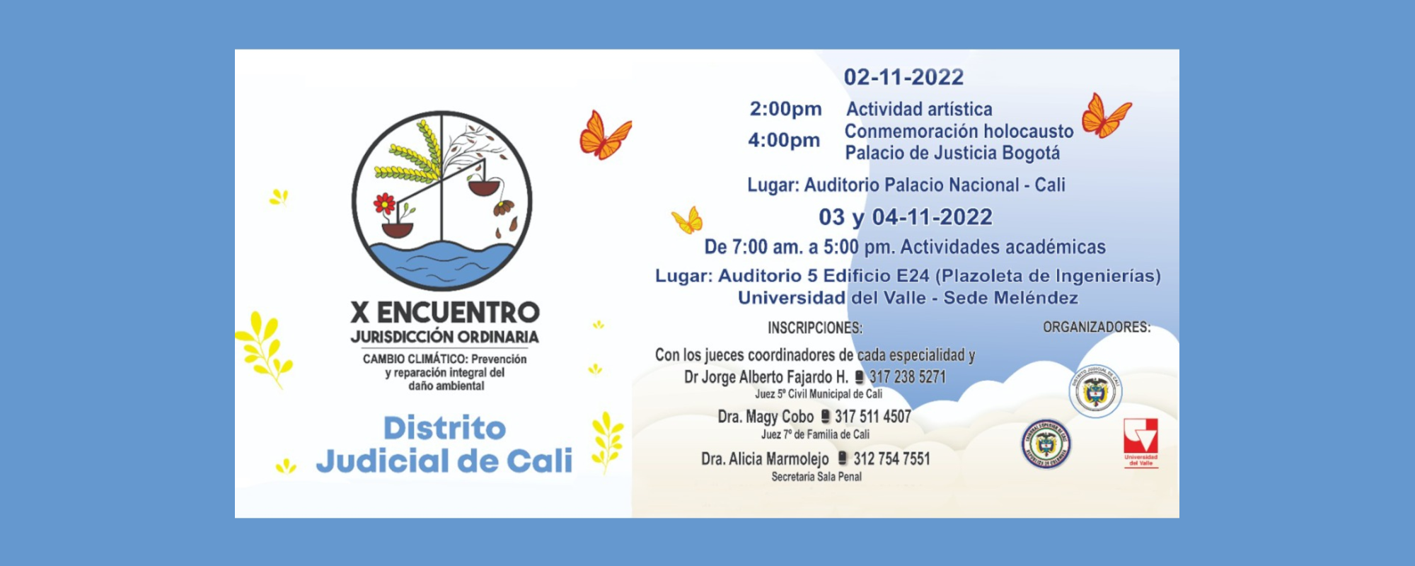 X ENCUENTRO DE LA JURISDICCION ORDINARIA DEL TRIBUNAL SUPERIOR DE CALI