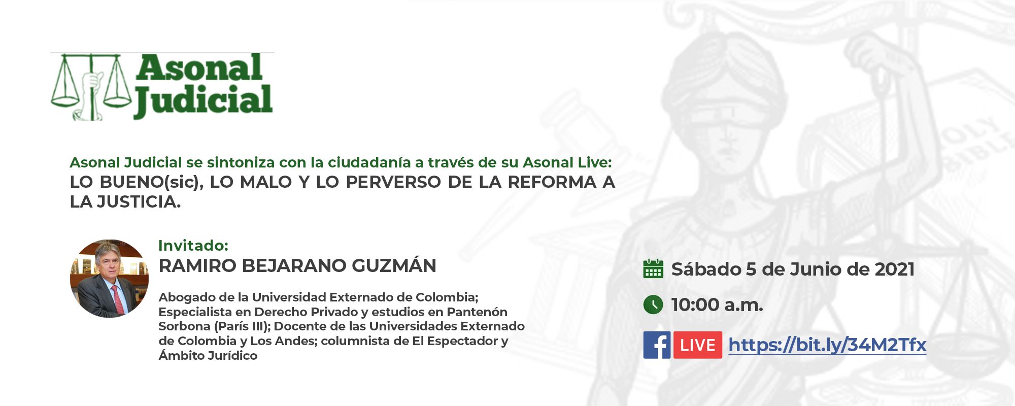 Asonal Live: LO BUENO(sic), LO MALO Y LO PERVERSO DE LA REFORMA A LA JUSTICIA.