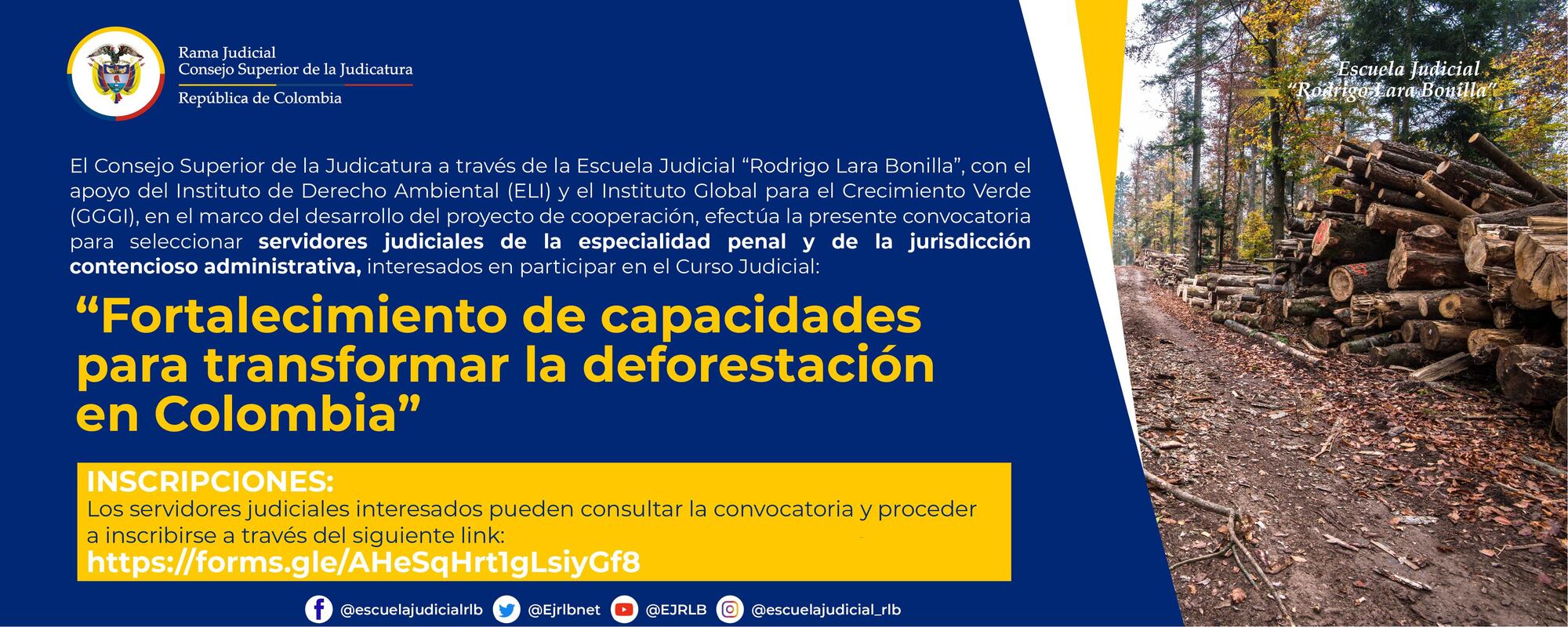 FORTALECIMIENTO DE CAPACIDADES PARA TRANSFORMAR LA DEFORESTACIÓN EN COLOMBIA