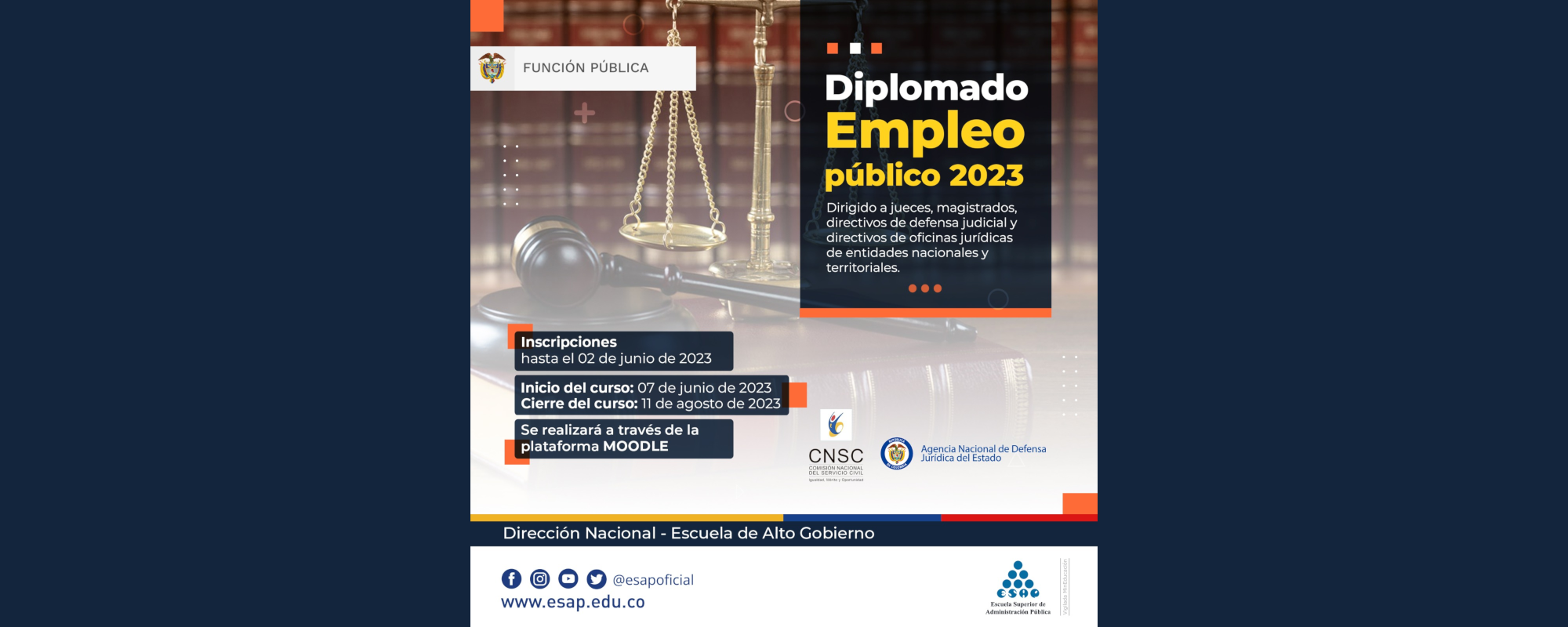 DIPLOMADO EMPLEO PÚBLICO 2023