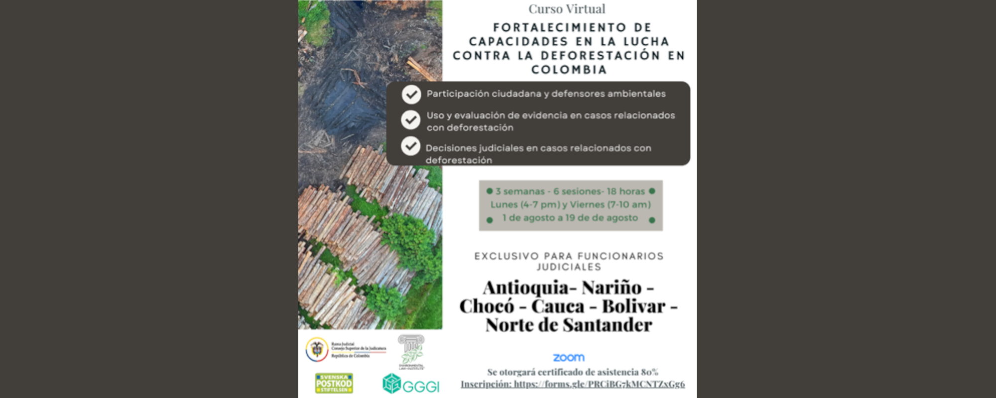 FORTALECIMIENTO DE CAPACIDADES PARA TRANSFORMAR LA DEFORESTACIÓN EN COLOMBIA