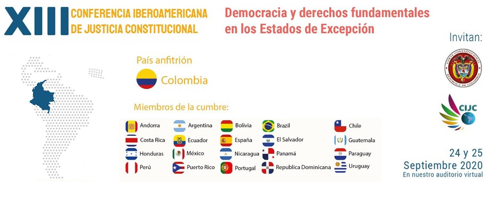 DIFUSIÓN  "XIII CONFERENCIA IBEROAMERICANA DE JUSTICIA CONSTITUCIONAL”