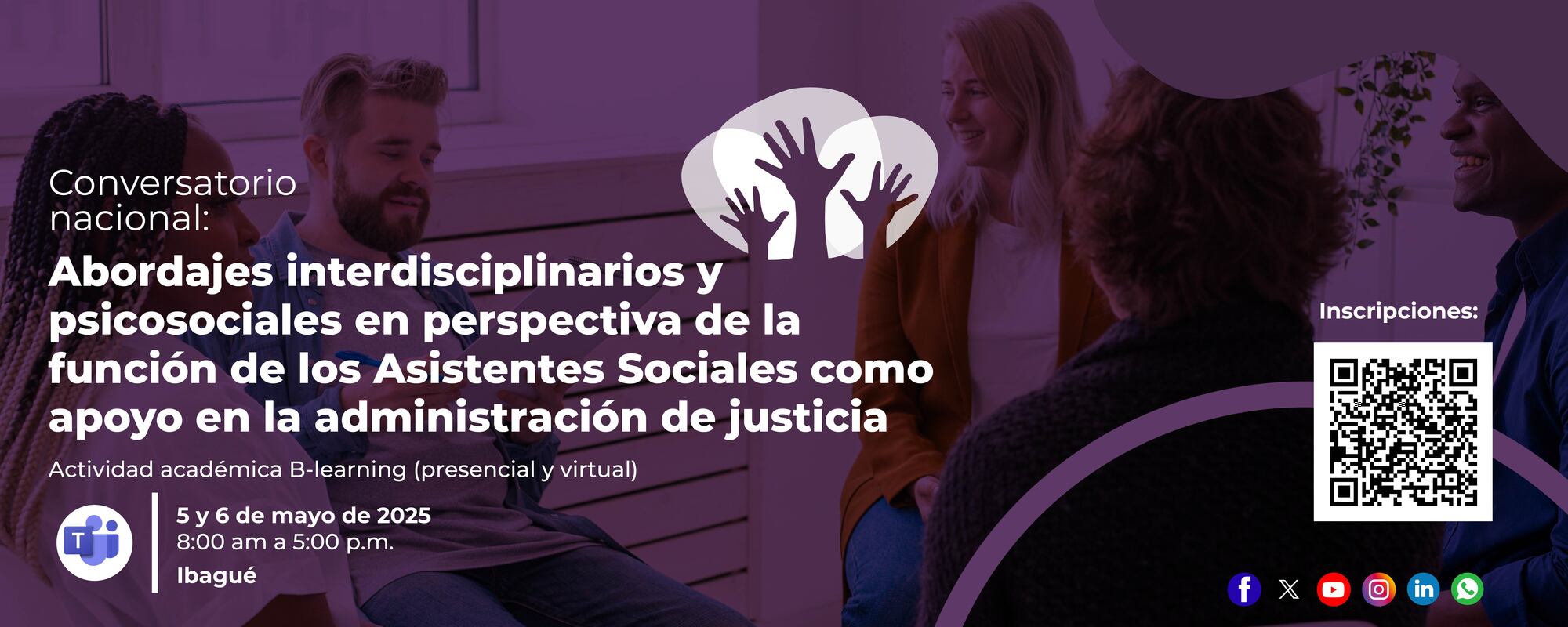 CONVERSATORIO NACIONAL: ABORDAJES INTERDISCIPLINARIOS Y PSICOSOCIALES EN PERSPECTIVA DE LA FUNCIÓN DE LOS ASISTENTES SOCIALES COMO APOYO EN LA ADMINISTRACIÓN DE JUSTICIA 