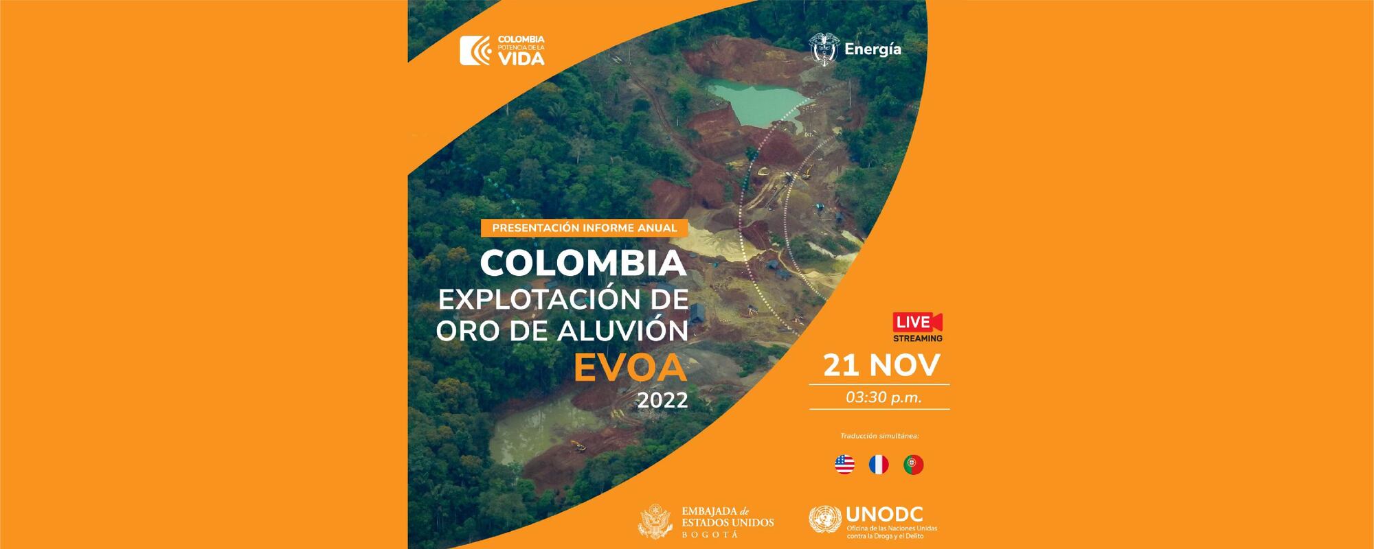 EXPLOTACIÓN DE ORO DE ALUVIÓN:   “EVIDENCIAS A PARTIR DE PERCEPCIÓN REMOTA 2022” 