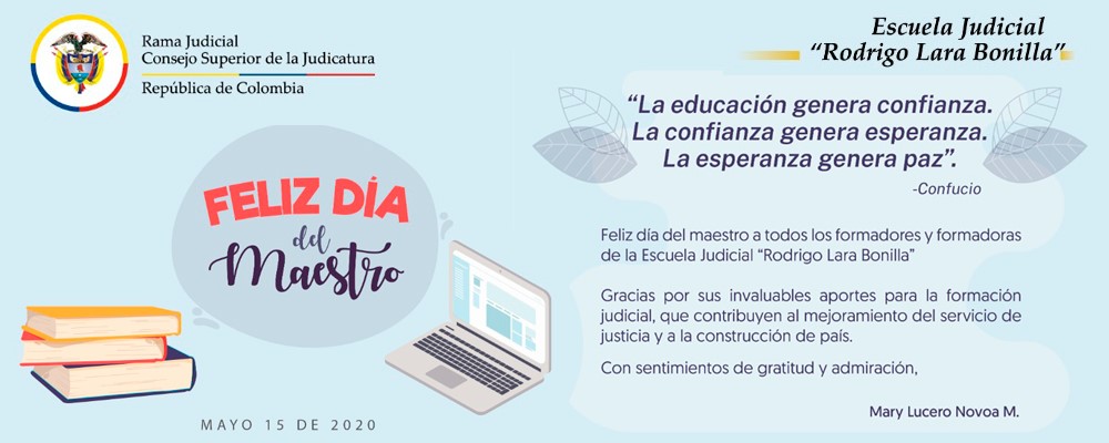 Feliz día del maestro 